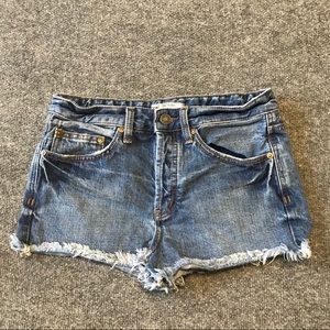 Free People Jean Shorts